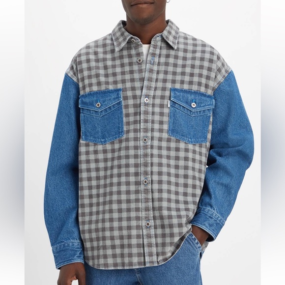 Levis Denim and Corduroy Button Down NWT - Picture 1 of 7